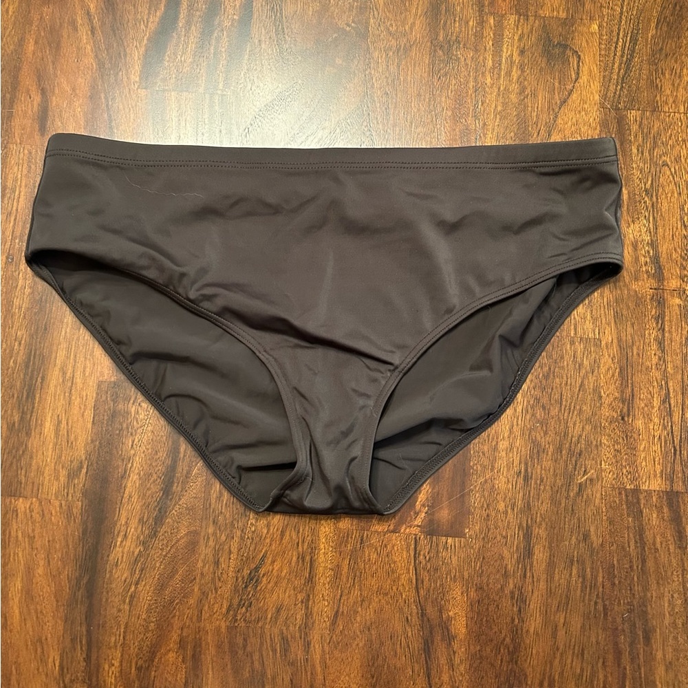 Brown bikini swimsuit bottoms. Size 16